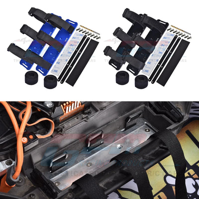 GPM Metal Battery Hold-down Mount Fixed Seat 7833 + 7819  for Traxxas 1/6 XRT 1/5 X-MAXX 6S 8S Monster Truck Upgrade Accessories