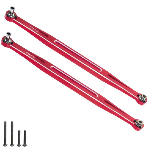 2Pcs RC Car Upgrade Parts Accessories Aluminum Alloy 7075 Front Steering Link Rod For 1/5 1/6 TRAXXAS XRT 8S X-Maxx 8S Widemaxx