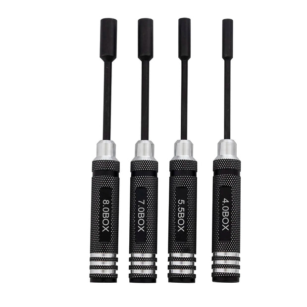 4.0mm 5.5mm 7.0mm 8.0mm Repair Tools Kit  Hex Nut key Socket Screw Driver Wrench Spanner Box For RC Model Car Quadcopter Drone