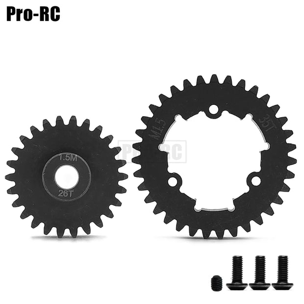 #45 HD Steel 1.5Mod 35T Spur Gear & 11T - 30T Pinion Gear 6449 Set for Traxxas 1/6 XRT X-Maxx XMAXX 6S 8S Rc Upgrade Parts