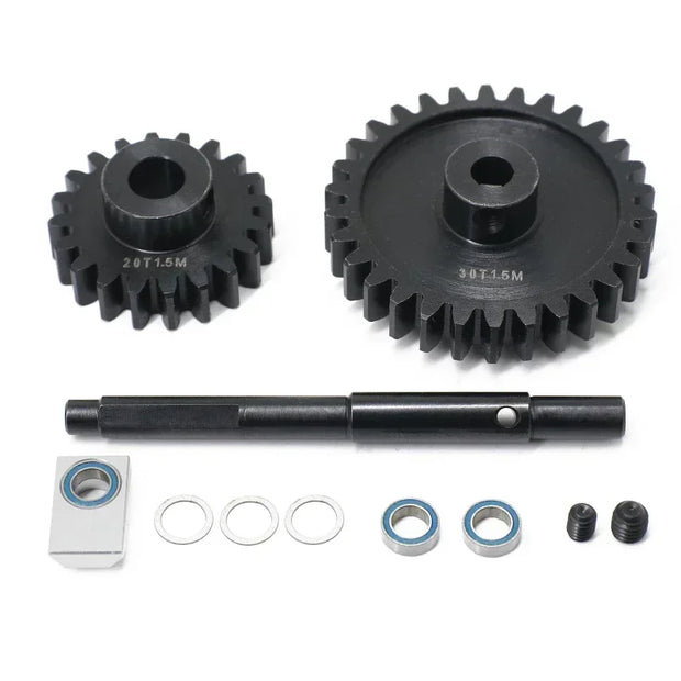 Suitable for Trxs 1/5 X-MAXX XRT 20T+30T and 25T+35T Big Teeth+Motor Teeth Kit