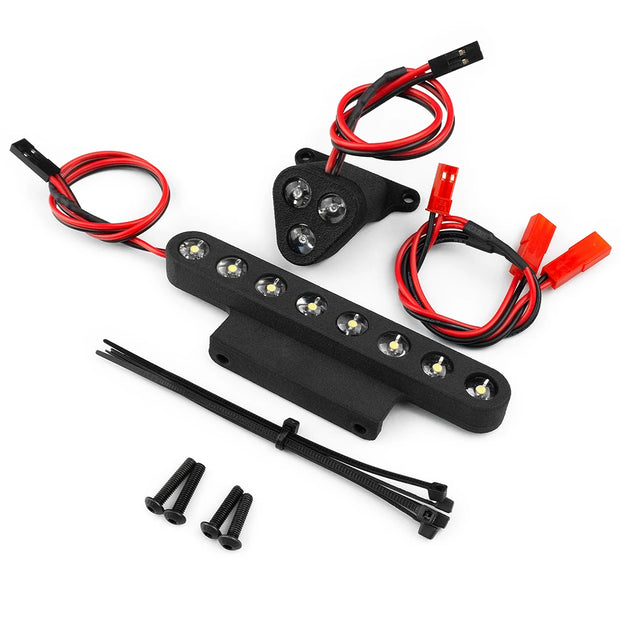 YEAHRUN Simulation Front and Rear Lighting System Headlights Taillights for 1/8 RC Car Notorious 6S V6 BLX Upgrade Parts