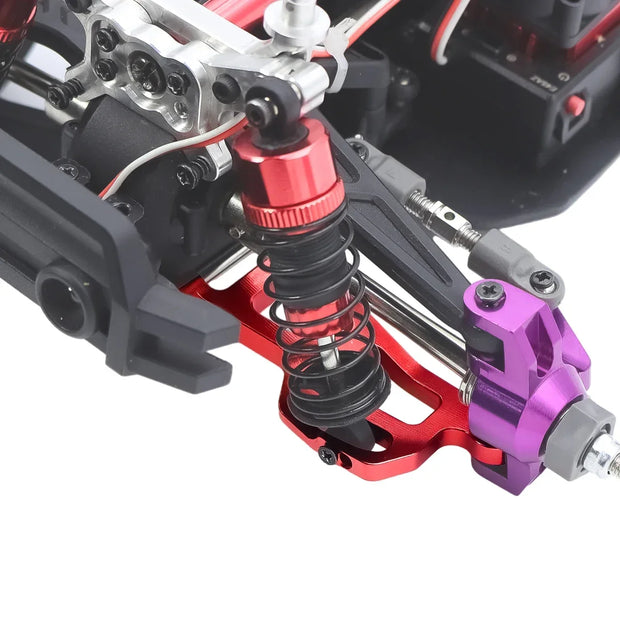 Mjx 14210 14209 H14BM Metal Steering Cup Upper Lower Swing Arm Set Shock Tower Bracket Body Post Hyper Go RC Car Upgrade Parts