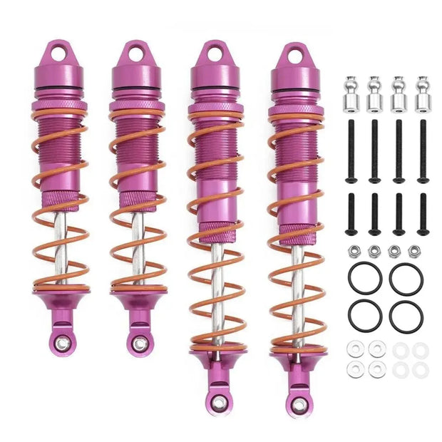 4pcs 110mm 135mm Metal Oil Shock Absorber Damper For ARRMA 6S 1/7 Fireteam 1/8 Kraton Notorious Outcast RC Car Upgrade Parts