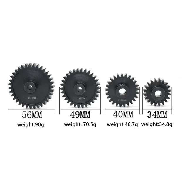 Suitable for Trxs 1/5 X-MAXX XRT 20T+30T and 25T+35T Big Teeth+Motor Teeth Kit