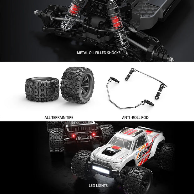 Hyper Go MJX 10208 V2 1/10 4WD Brushless RC Monster Truck