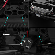 YEAHRUN Simulation Front and Rear Lighting System Headlights Taillights for 1/8 RC Car Notorious 6S V6 BLX Upgrade Parts