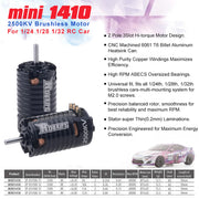 Rocket MINI RC Sensorless Brushless Motor 18A ESC Combo 2500KV-9500KV Motor for Kyosho Mr03 Pro Atomic DRZ 1/24 1/28 1/32 RC Car