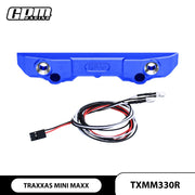 GPM 7075 Alloy Rear Bumper With LED Lights For TRAXXAS Mini Maxx Monster Truck