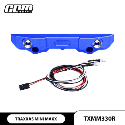 GPM 7075 Alloy Rear Bumper With LED Lights For TRAXXAS Mini Maxx Monster Truck