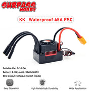 SURPASS HOBBY KK Brushless ESC 25A 35A 45A 60A 80A 120A 150A Waterproof T/XT60  for 1/8 1/10 1/12 1/16 1/20 RC Car Crawler Motor