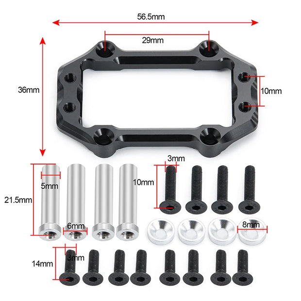 Metal Steering Servo Mount for ARRMA 1/8 KRATON Outcast SENTON Talion Typhon 6S BLX RC Car Upgrades Parts
