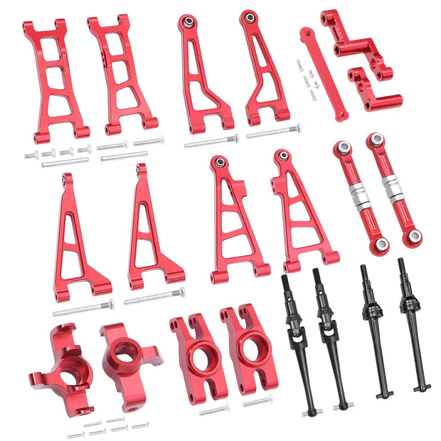 Mjx Hyper Go H16 16208 16209 16210 Metal Suspension Swing Arm Driver Shaft Shock Absorber Steering Group Assembly RC Car Part