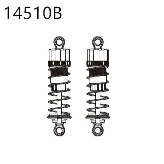 MJX Hyper Go 14209 14210 Modified Accessories Differential Shock Absorber Tire Bumper Gear Arm Shell 1/14 RC Car Spare Parts