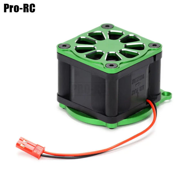 1Pcs Aluminium 3476 Cooling Fan Kit Fits 3483 Motor with Shroud For 1/8 TRAXXAS 4WD SLEDGE 95076-4 Off-Load Rc Truck Car
