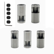 5PCS Stainless Steel 8MM to 5MM Pinion Reducer Sleeve Upgrades Parts for Sledge Remote Control Car