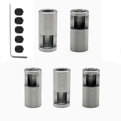 5PCS Stainless Steel 8MM to 5MM Pinion Reducer Sleeve Upgrades Parts for Sledge Remote Control Car
