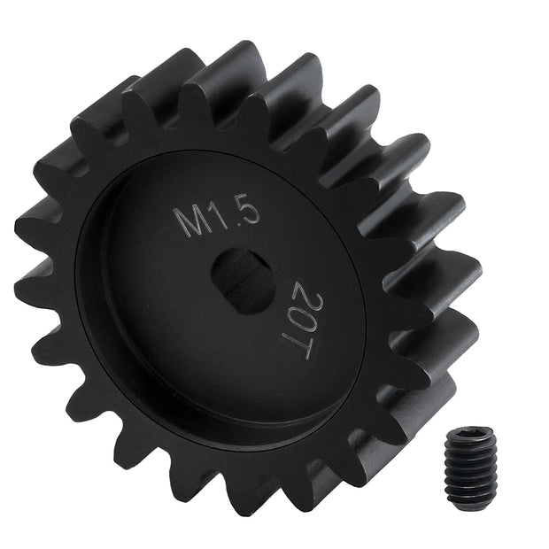 TRINOOD Steel Motor Gears M1.5 20T 25T 5mm D-aperture for 1/5 X-MAXX 6S 8S 1/6 XRT RC Buggy Truck Parts