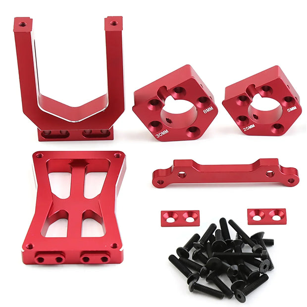 PigRC  Metal Upgraded Motor Mount Seat Quick Disassembly For TRAXXAS 1/5 X-Maxx XMAXX 6S 8S 1/6 XRT RC Car Upgrade Parts