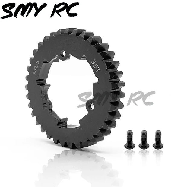 2pcs Hardened Steel 1.5Mod 35T Spur Gear and 12T 13T 20T 30T Pinion Gear Set for Traxxas 1/5 X-Maxx XMAXX 1/6 XRT Upgrade Parts