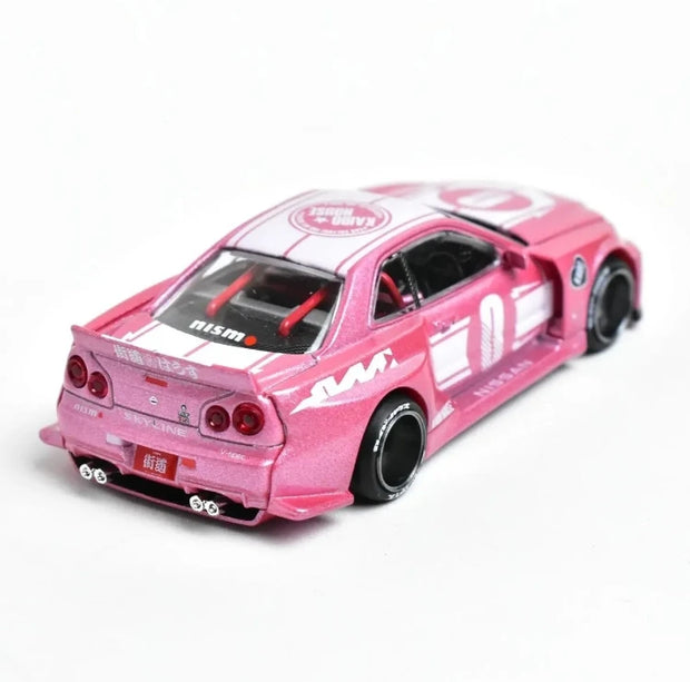 1:64 Kaido House x MINI GT Nissan Skyline GTR R34 Diecast Model