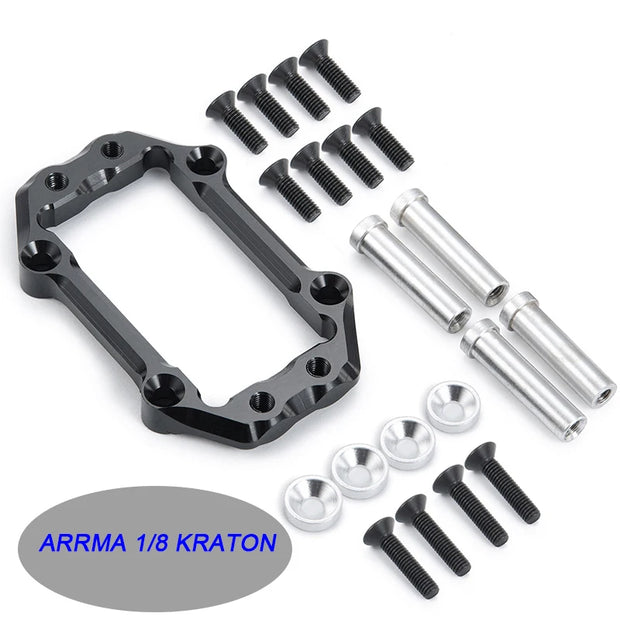 Metal Steering Servo Mount for ARRMA 1/8 KRATON Outcast SENTON Talion Typhon 6S BLX RC Car Upgrades Parts