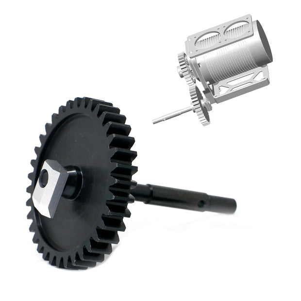 CNC 45# HD Steel 1.5Mod 20T 25T 30T 35T Pinion Gear Spur Gear Set for 1/5 Traxxas X-Maxx XMAXX RC Car Upgrade Parts