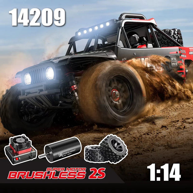 MJX 1/14 Hyper Go 14209/14210 V2.0 Brushless RC Off-Road Truck
