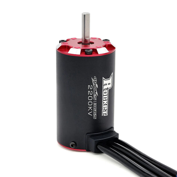 Rocket V2 Supersonic Brushless Motor w/Temp Sensor 3650 3660 3665 w/50A 60A 90A ESC for 1/8 1/10 Tamiya Traxxas RC Racing Car