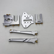ADU RACING 7075-T6 AL 4mm band CENTER DIFF MOUNT MOTOR MOUNT AND CHASSIS BRACE FOR ARRMA 1/8 6S OUTCAST TYPHON RTR EXB TLR