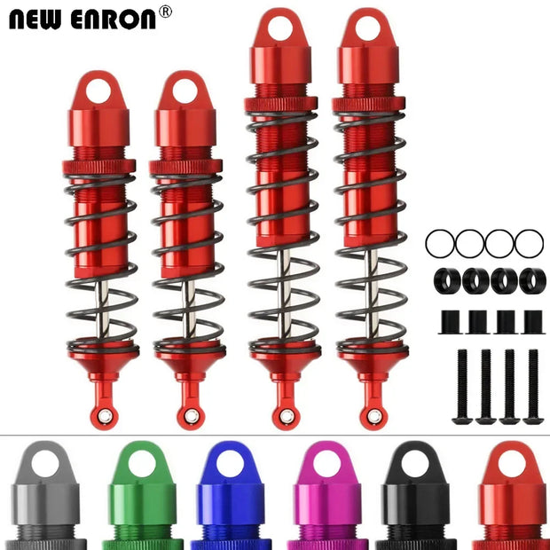 NEW ENRON Aluminum 6061 CNC 98-128mm 108-137mm Shock Absorber Damper 9660 9661 For 1:8 RC Car Traxxas Truck SLEDGE 95076-4