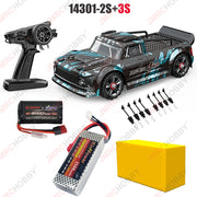 MJX Hyper Go 1/14 High Speed On Road RC Rally Car With Gyro Metal Chassis Extra Drift Wheel 14301 14303 Brushless Racing Vehicle