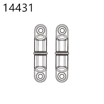MJX Hyper Go 14209 14210 Modified Accessories Differential Shock Absorber Tire Bumper Gear Arm Shell 1/14 RC Car Spare Parts