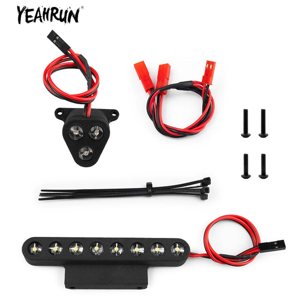 YEAHRUN Simulation Front and Rear Lighting System Headlights Taillights for 1/8 RC Car Notorious 6S V6 BLX Upgrade Parts