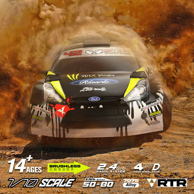 Rlaarlo XTS-F10 1:10 High-Speed RC Rally Drift Off-Road Car