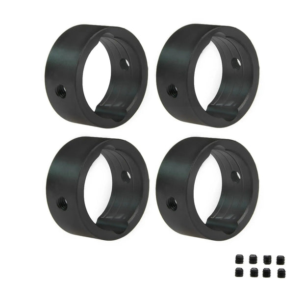 Aluminum Alloy Drive Cup Sleeves Enhancement Ring Set for 1/5 X-MAXX 8S 1/6 XRT 8S 1/10 E-Revo 2.0 replace TRA 7754 7754X