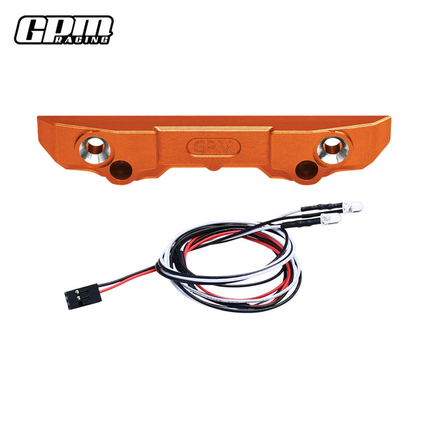 GPM 7075 Alloy Rear Bumper With LED Lights For TRAXXAS Mini Maxx Monster Truck