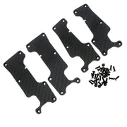 Carbon Fiber Suspension Arm Cover 9633 9634 For 1/8 Traxxas Sledge 95076-4 RC Car Upgrades Parts Accessories