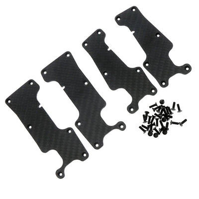 Carbon Fiber Suspension Arm Cover 9633 9634 For 1/8 Traxxas Sledge 95076-4 RC Car Upgrades Parts Accessories