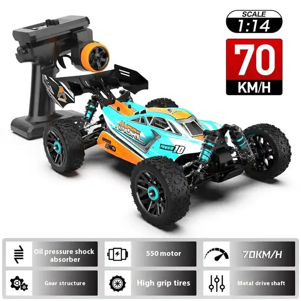 Rlaarlo 1:14 RC High-Speed Off-Road Drift Racing Car – 4WD