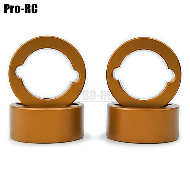 4Pcs Output Drive Cup Sleeves Aluminum 7075-T6 For Traxxas 1/8 SLEDGE OFF-ROAD 95076-4 #9583 Rc Upgrade Parts
