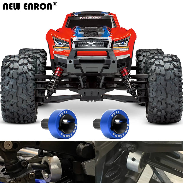 NEW ENRON 4Pcs Aluminum 7075-T6 Drive Cup Sleeves For Traxxas 1/5 X-Maxx 1/6 XRT 1/10 Maxx 1/7 UDR 1/6 SLEDGE