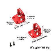Metal Upgraded Motor Mount Seat 7760 for TRAXXAS 1/5 X-Maxx XMAXX 6S 8S 1/6 XRT RC Car Upgrade Parts Accessories
