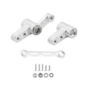 CNC Aluminum Modification Steering Group Assembly With Bearings For 1/14 MJX 14209 14210 RC Car Metal Upgrade Parts