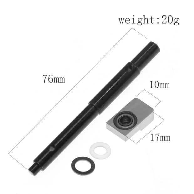 Steel Transmission (Cush Drive) Input Shaft Main Gear Shaft 77086-4 for Traxxas 1/5 X-Maxx XMAXX  RC Car Upgrade Parts