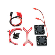5687 56113 Motor Heat Sink Dual Cooling Fan Heatsink 56-58mm For 1/5 Traxxas XMAXX XRT Arrma Kraton Outcast RC Car Upgrade Parts