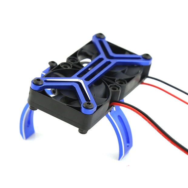 5687 56113 Motor Heat Sink Dual Cooling Fan Heatsink 56-58mm For 1/5 Traxxas XMAXX XRT Arrma Kraton Outcast RC Car Upgrade Parts