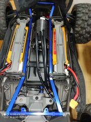 CNC Aluminum Alloy Chassis Top Brace Reinforcement Kit for 1/5 Traxxas Xmaxx X-maxx RC Upgrade Parts Accessories