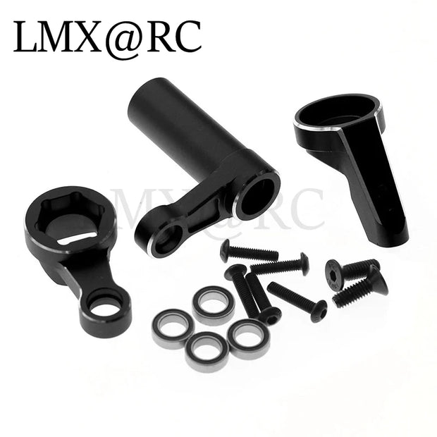 LMX RC TRAXXAS 1/8 SLEDGE 4WD Metal Upgrage Swing Arm Steering Cup Gearbox C Base For RC Car
