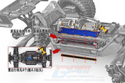 GPM Aluminum 7075-T6 Battery Hold-Down Set For  1/6 XRT/X-MAXX 6S/8S TRAXXAS